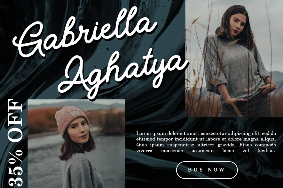 Nature Adventure Font sample