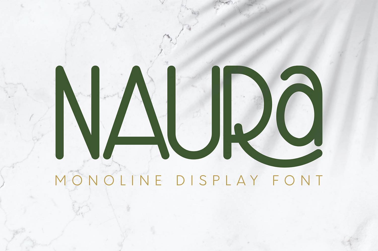Naura Font sample