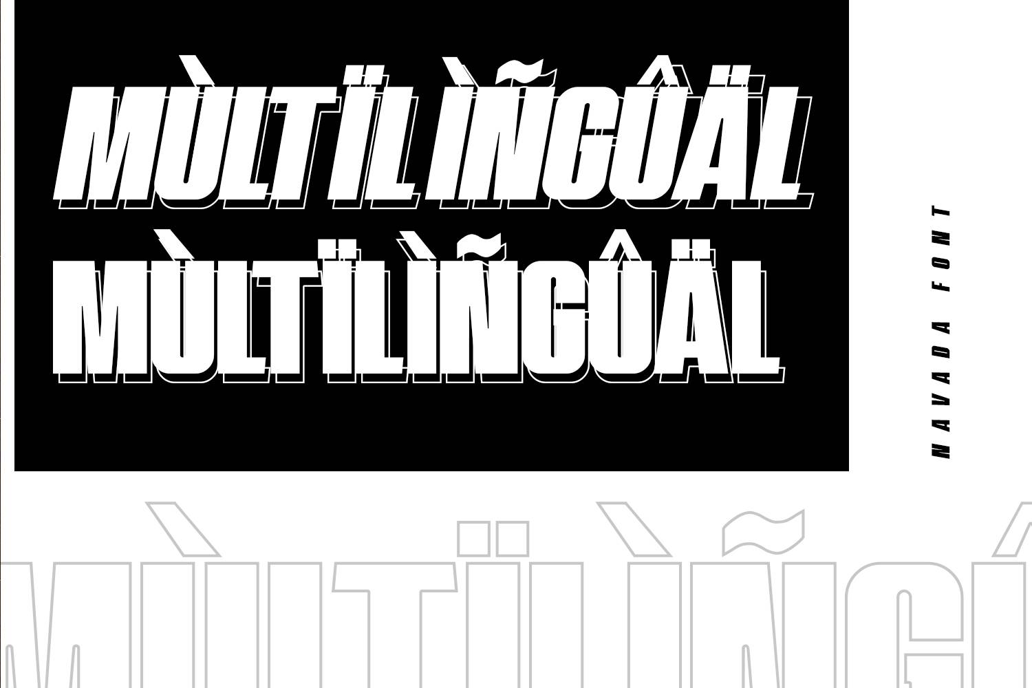 Navada Font sample