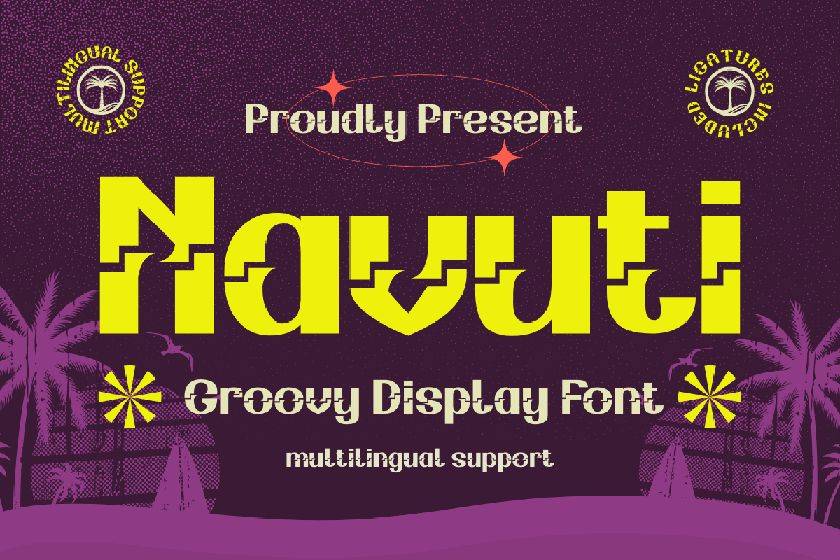 Navuti Font sample