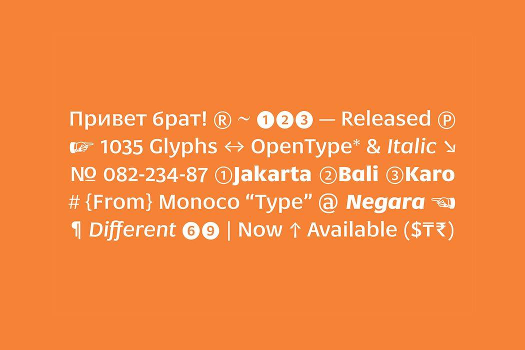 Negara Serif Font sample