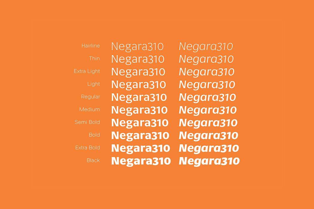 Negara Serif Font sample