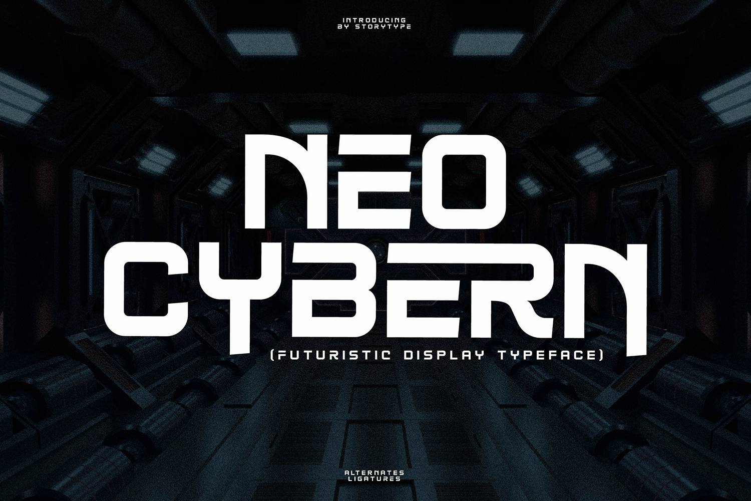 Neo Cybern Font sample