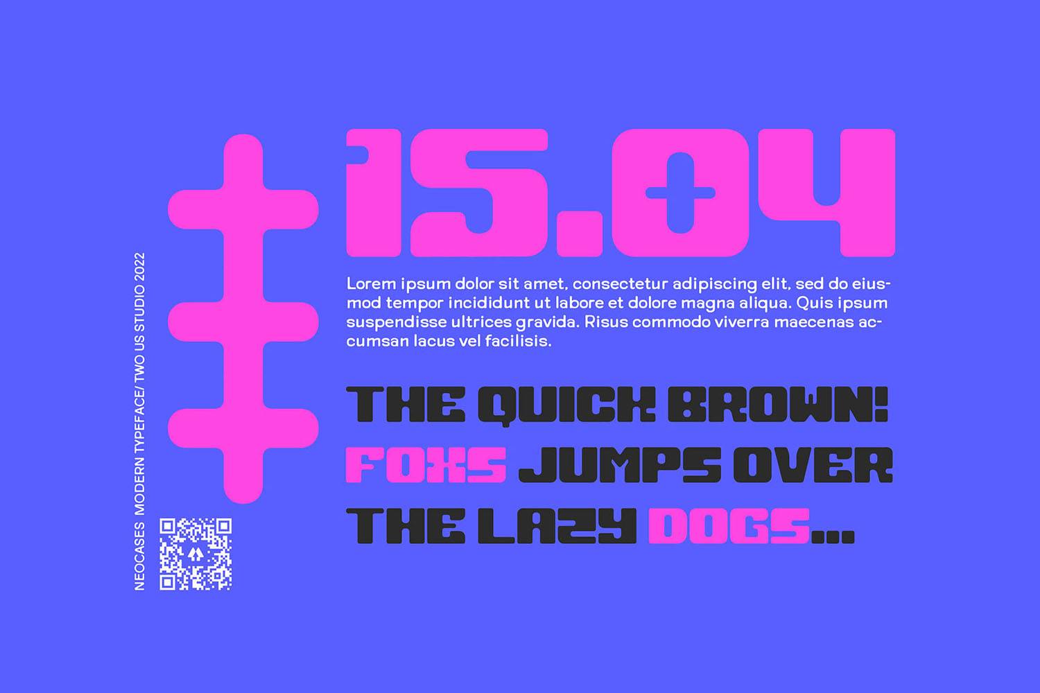 Neocases Font sample