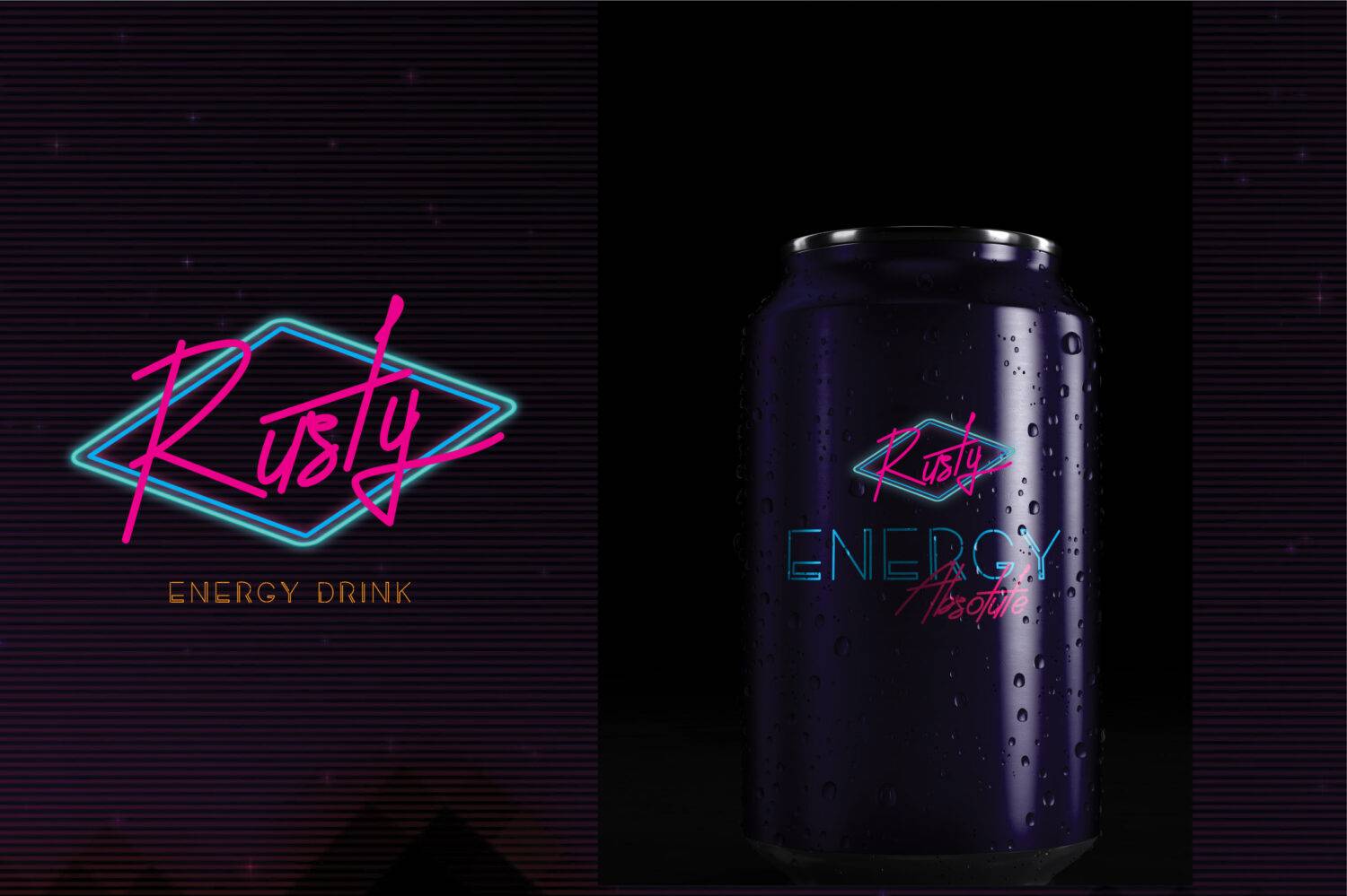 Neon Absolute Font sample