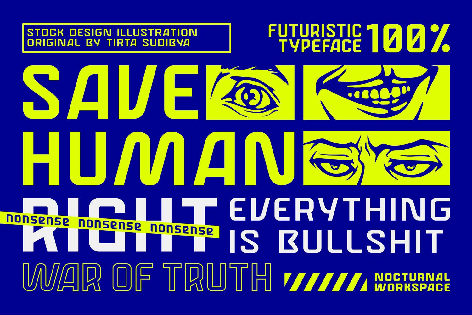 Neotoxic Font sample