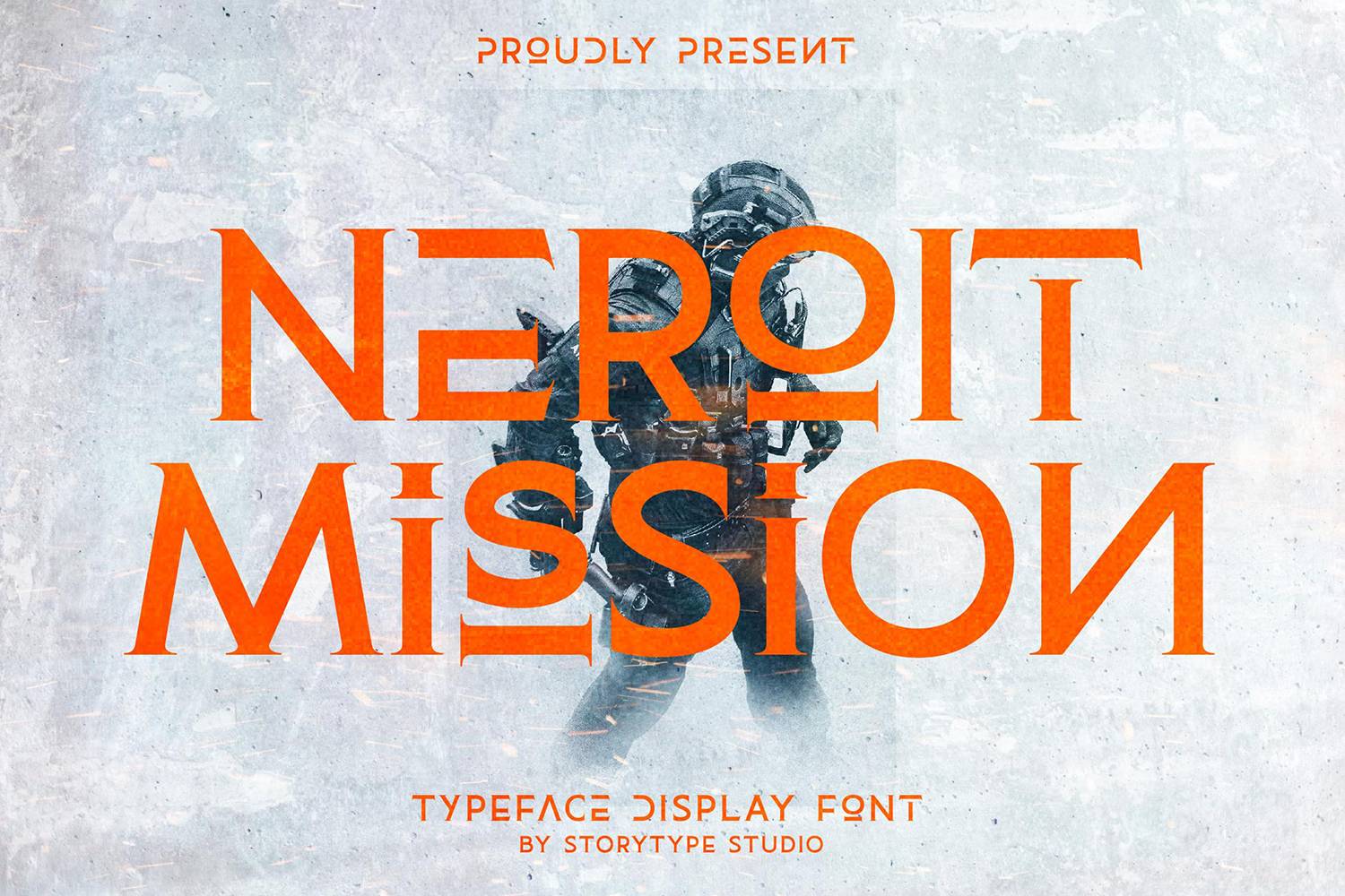 Neroit Mission Font sample
