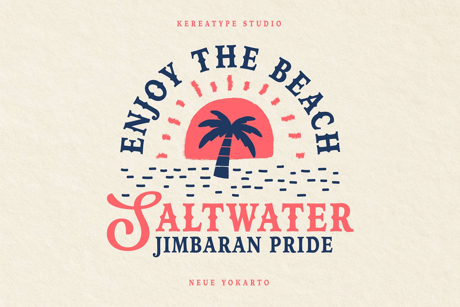 Neue Yokarto Font sample