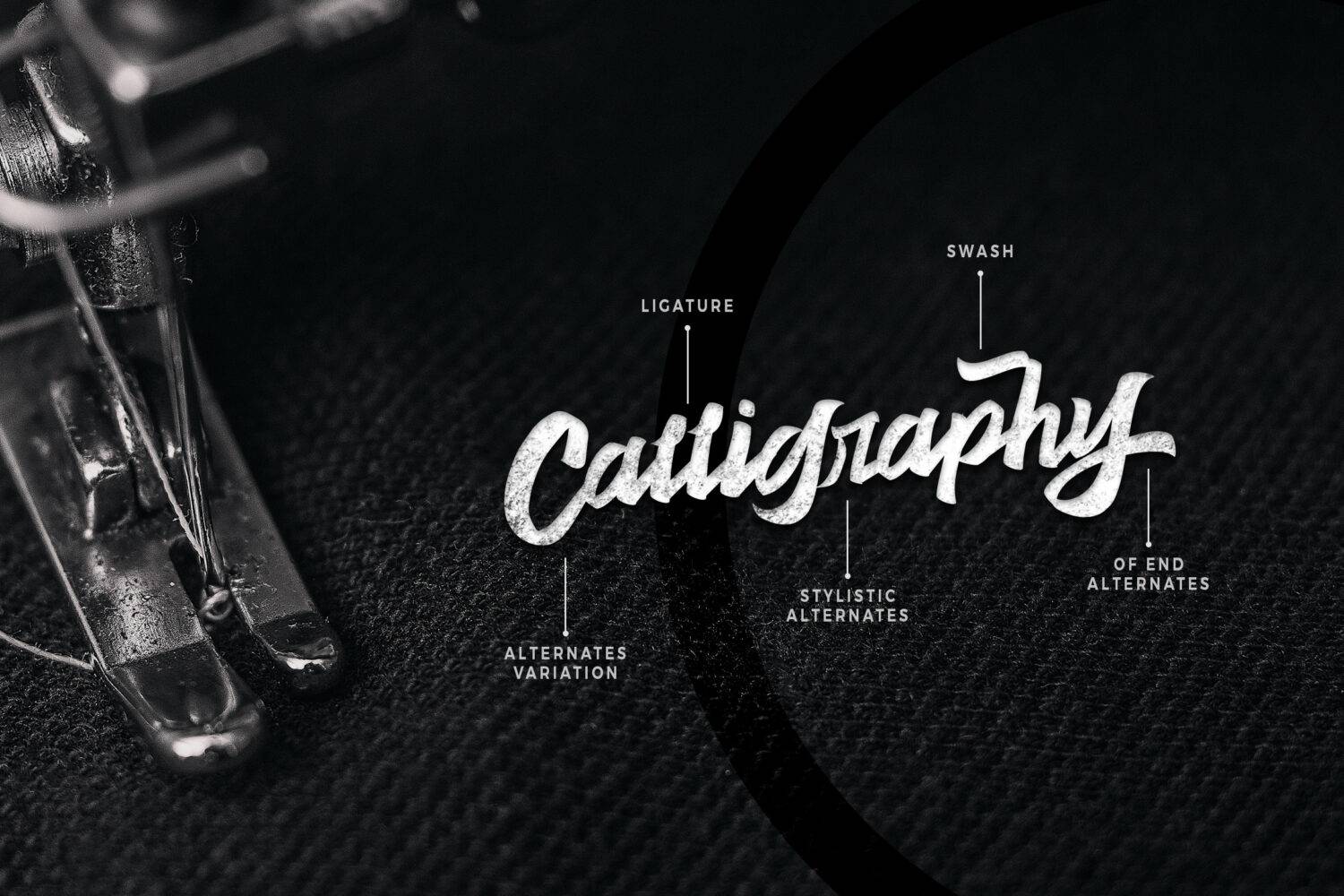 Never Ending Font sample