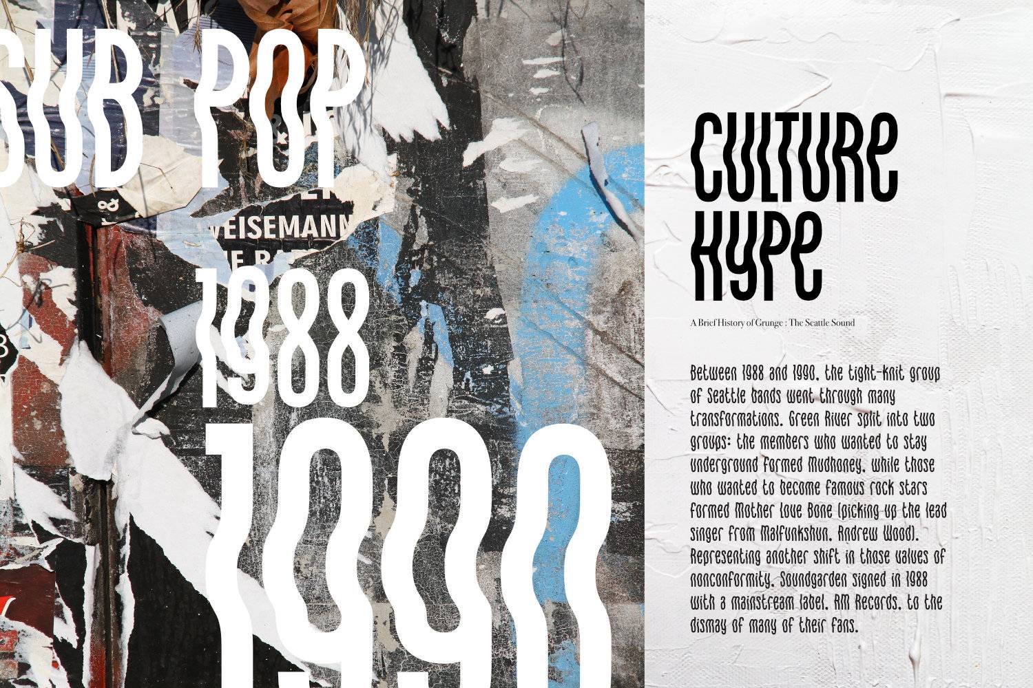 Nevermine Font sample