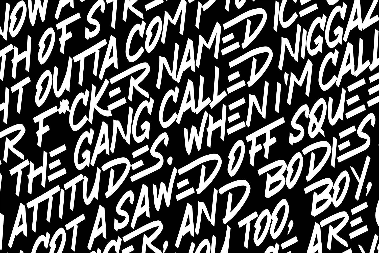 New Kids Crew Font sample