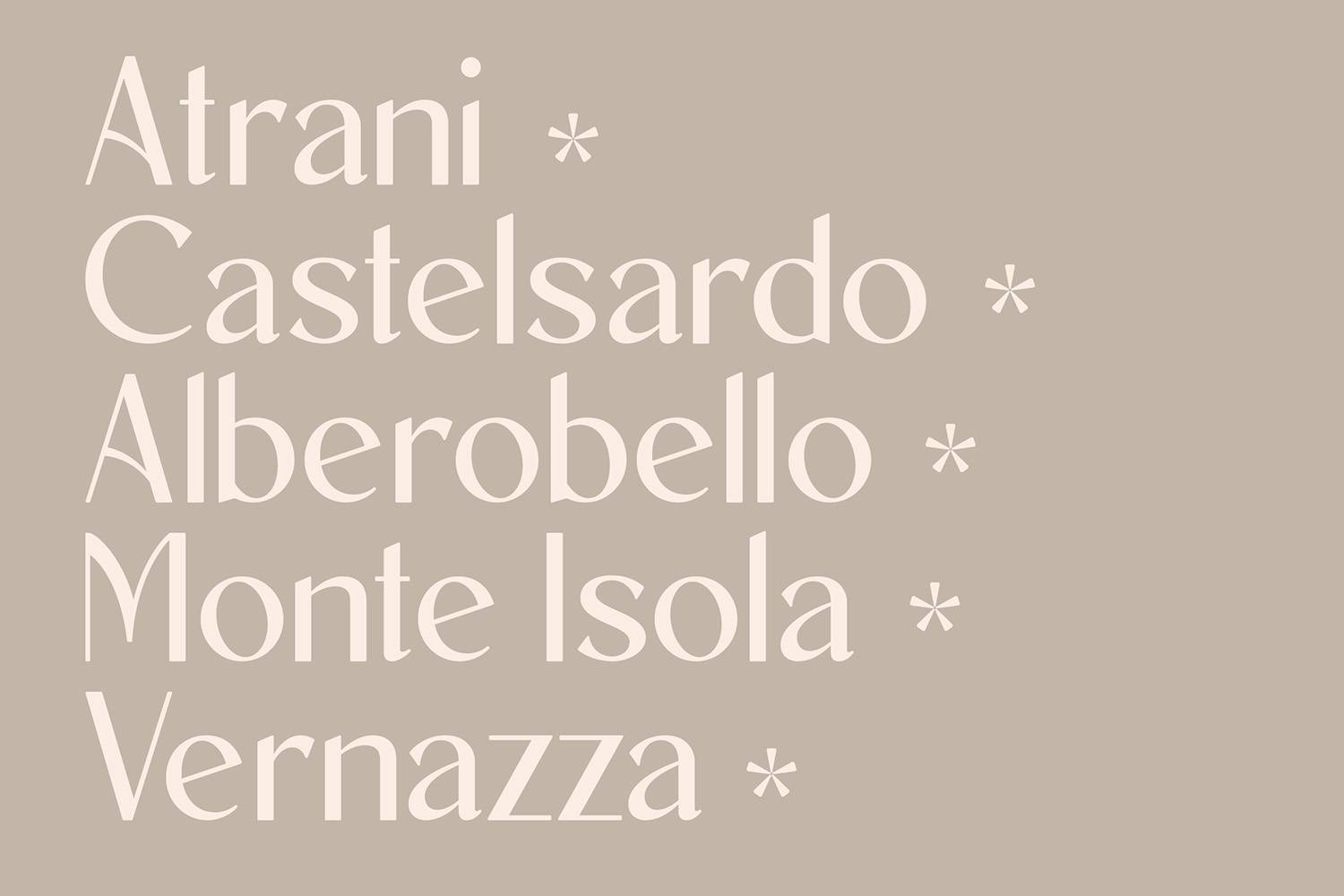 New Machiato Font sample