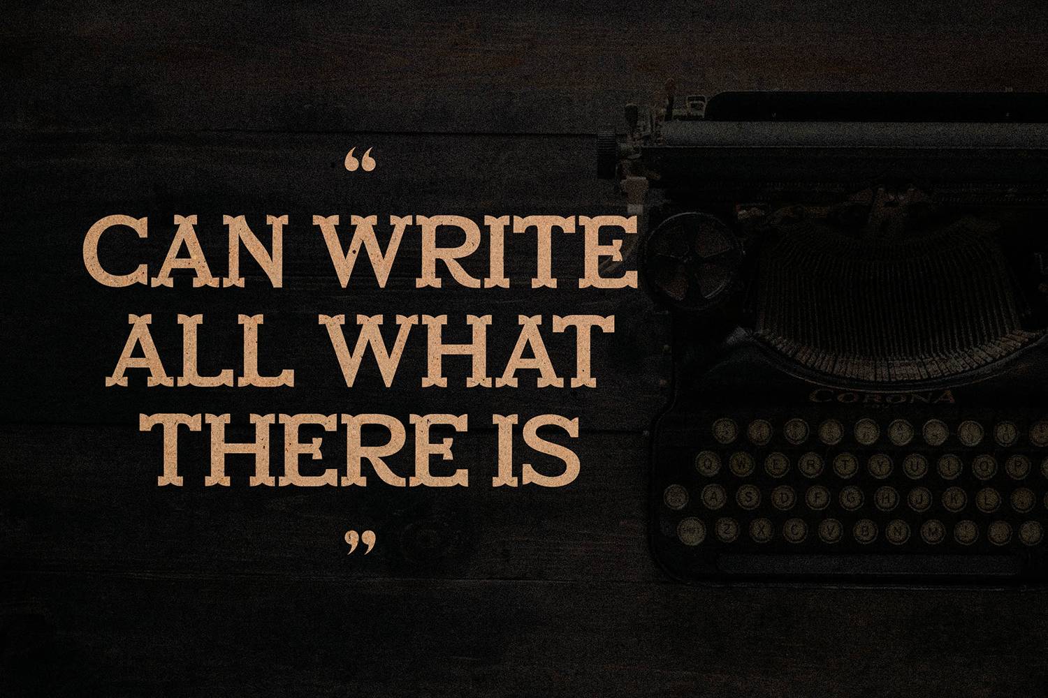 New Marion Font sample