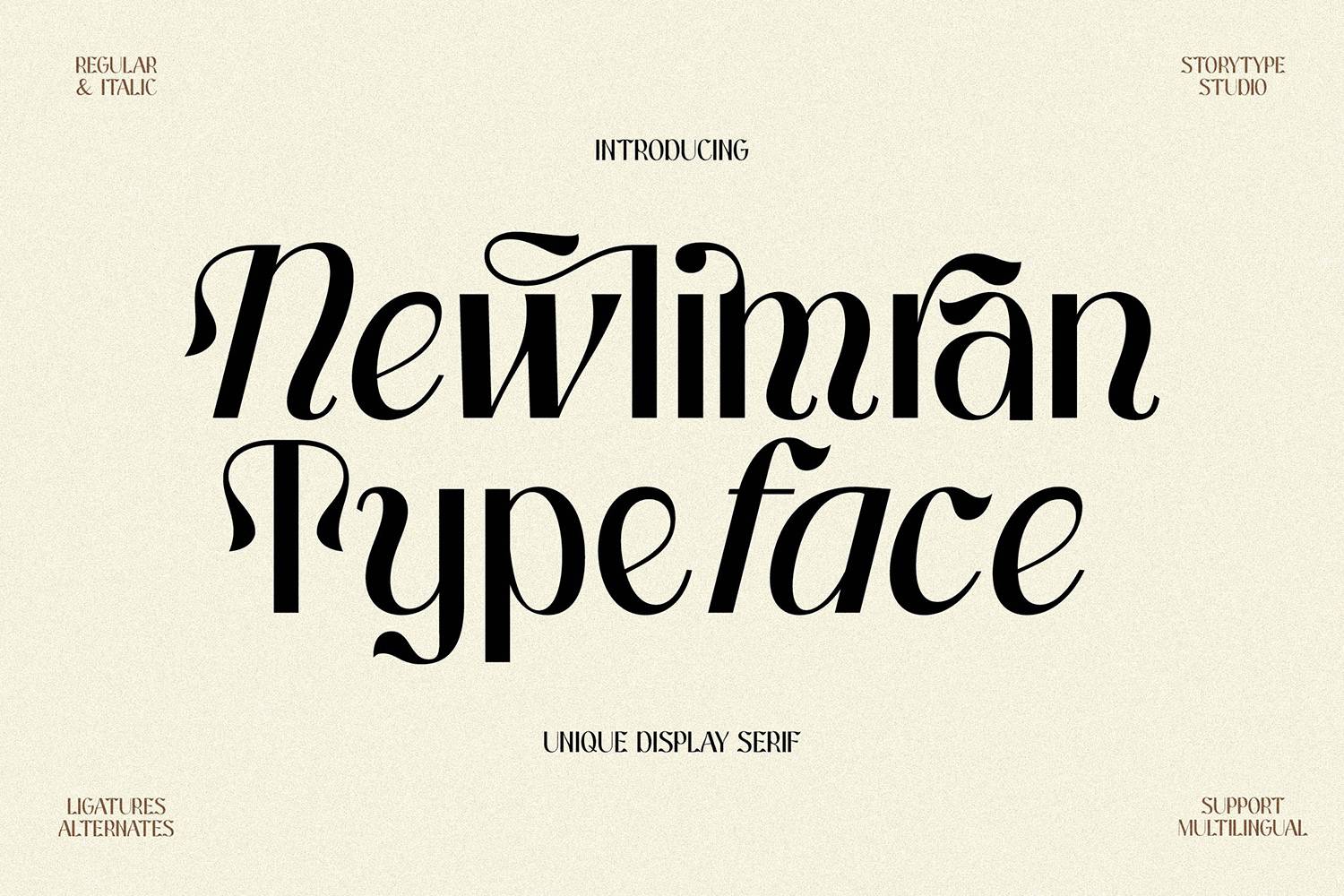 Newlimran Font sample