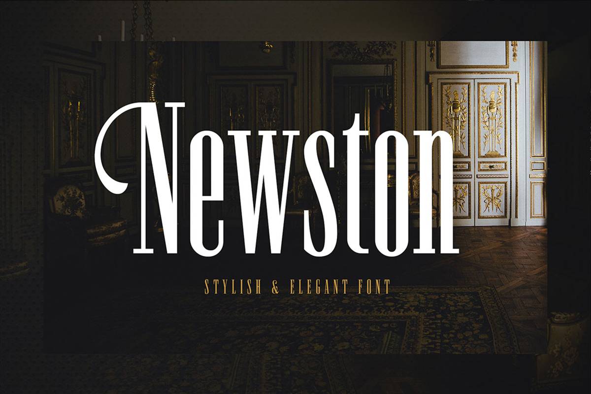 Newston Font sample