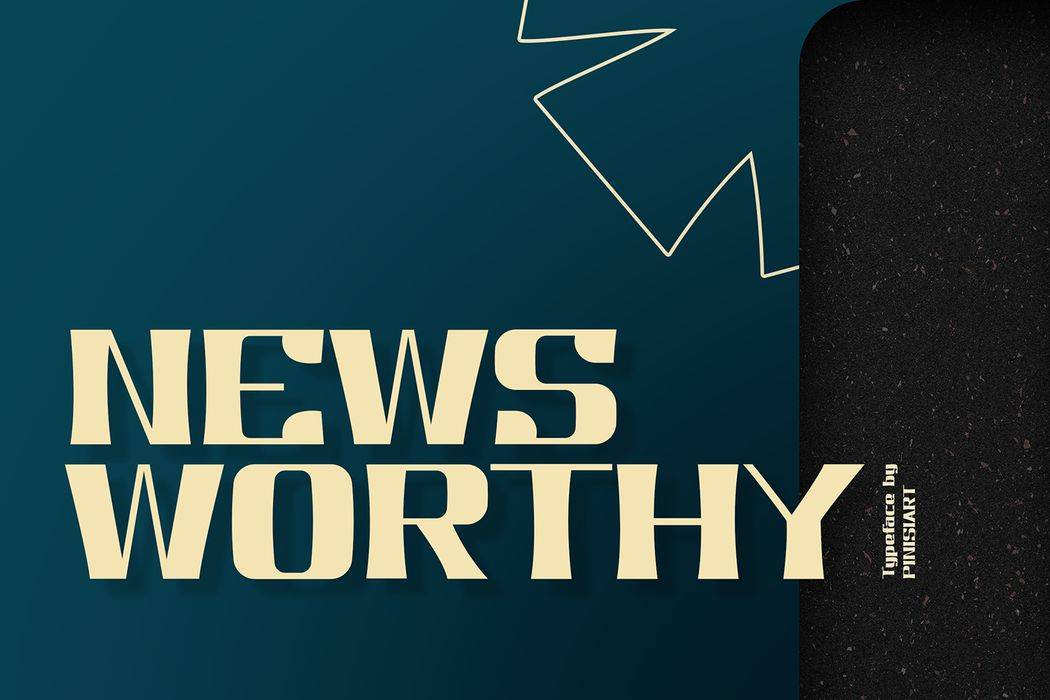 Newsworthy Font sample