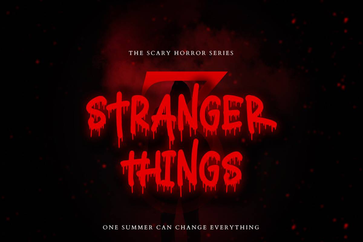 Nightmare Font sample