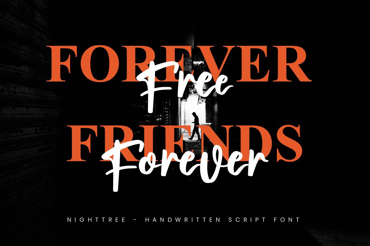 Nightree Font sample