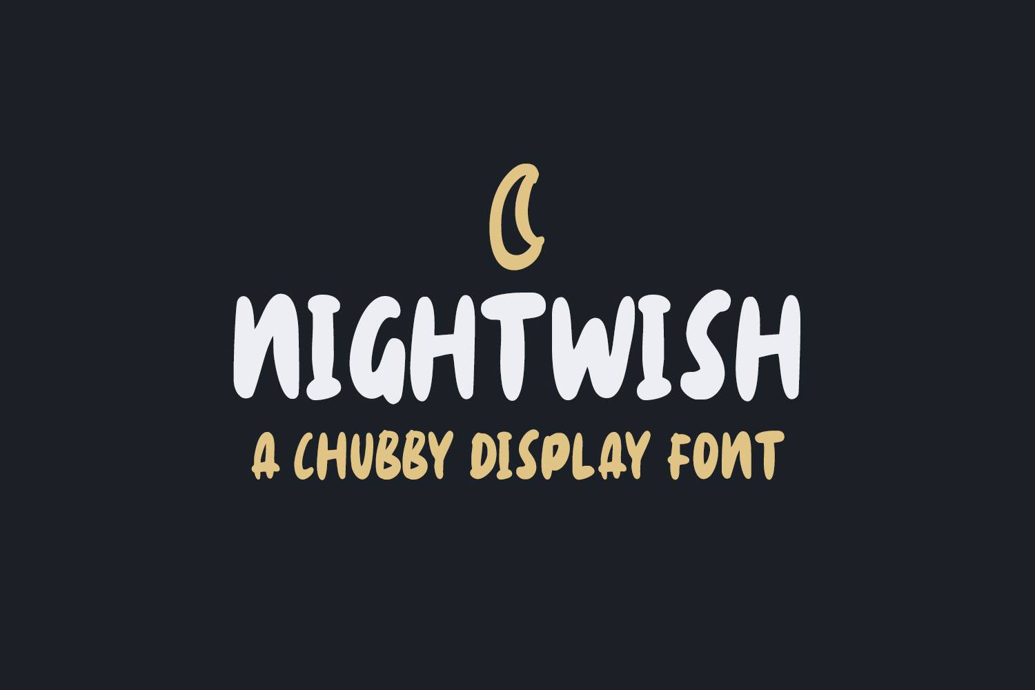 Nightwish Font sample