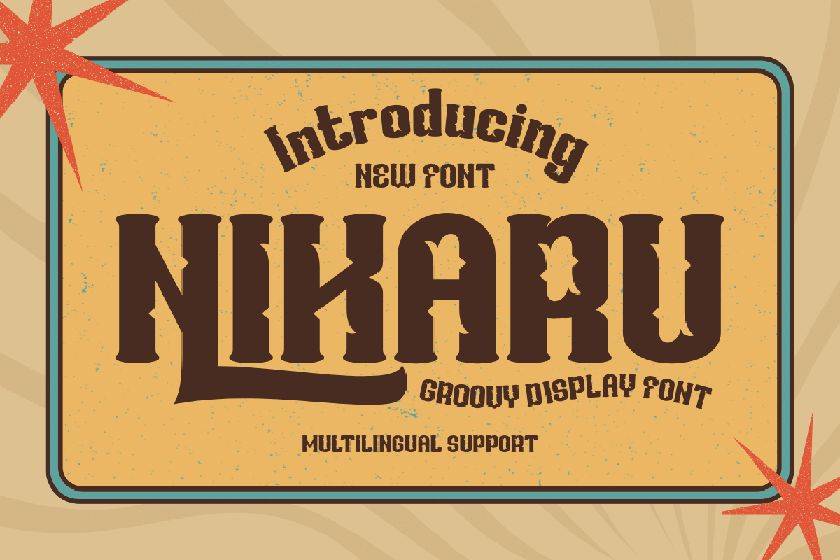 Nikaru Font sample