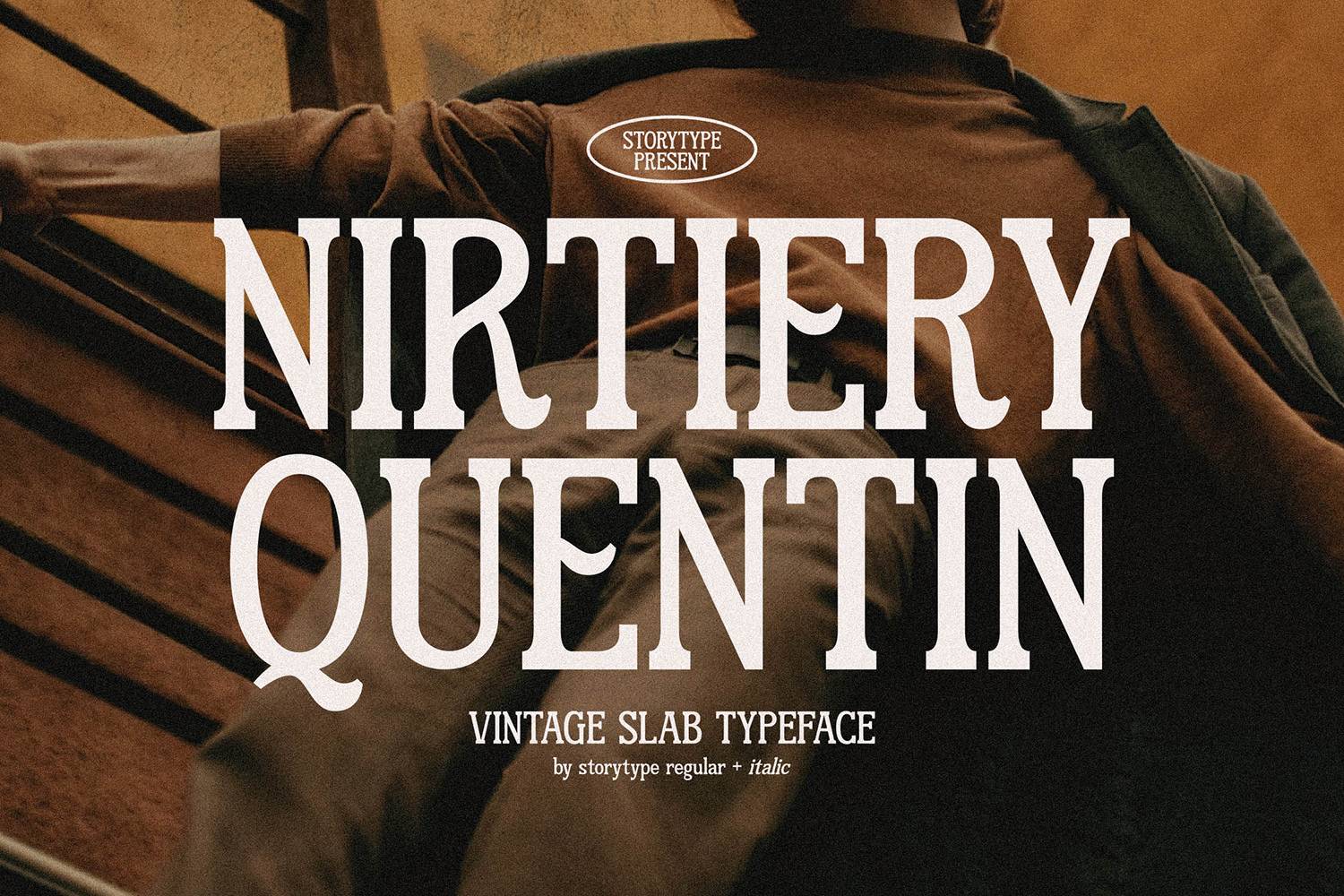 Nirtiery Quentin Font sample