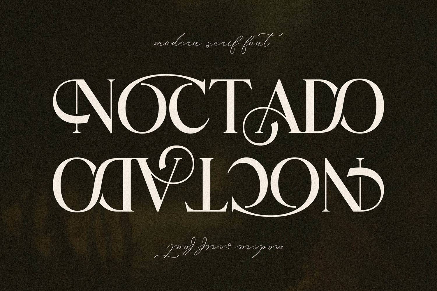 Noctado Font sample