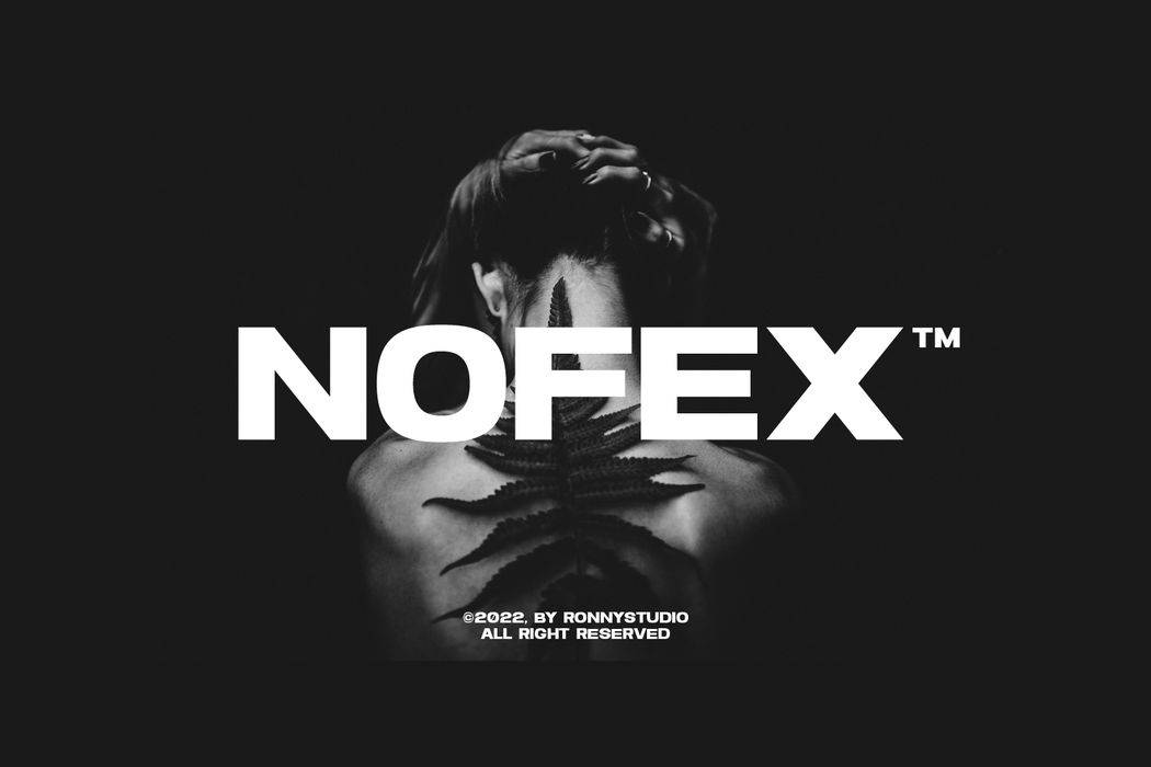 Nofex Font sample