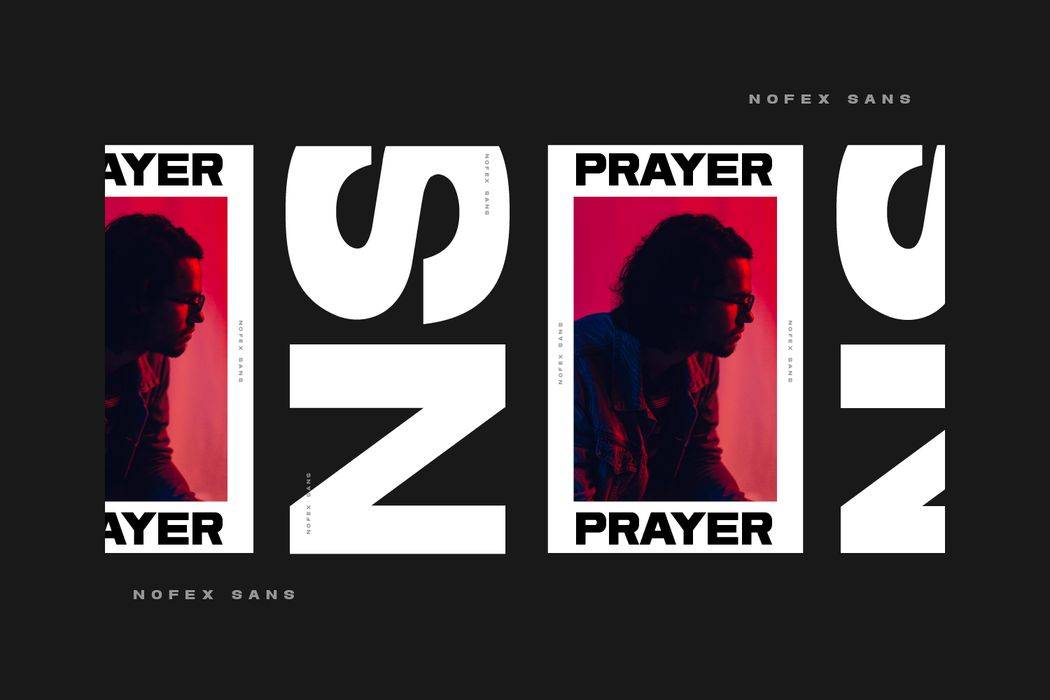Nofex Font sample