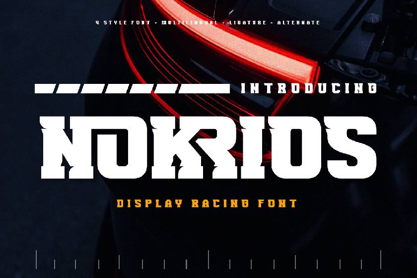 Nokrios Font sample