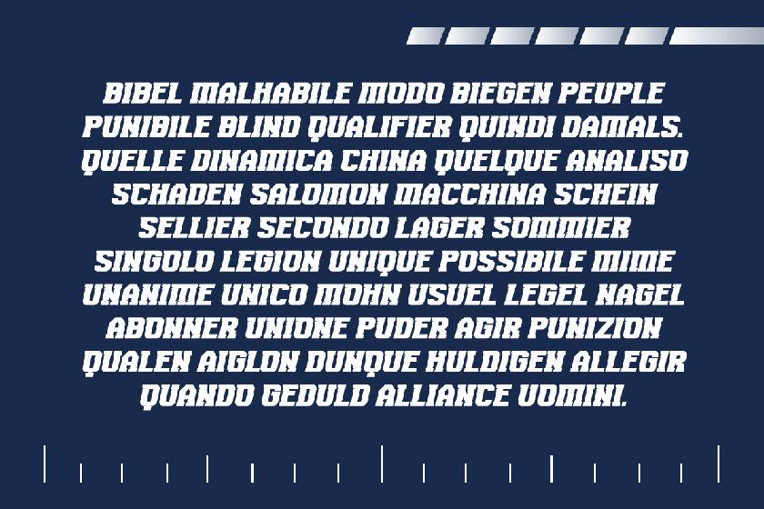 Nokrios Font sample