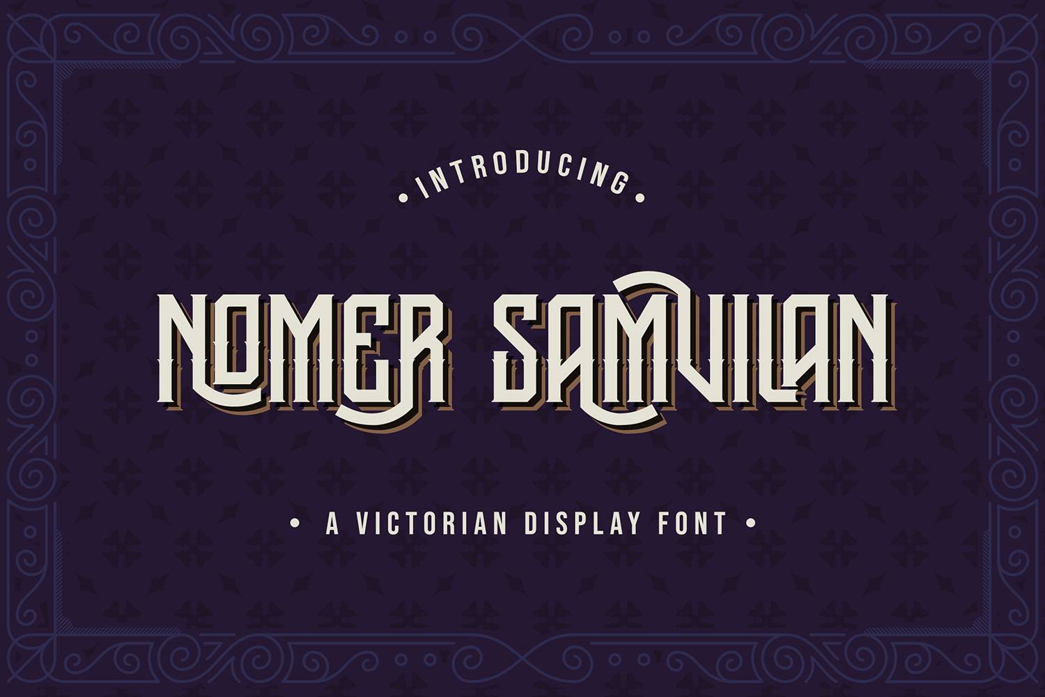 Nomer Samvilan Font sample
