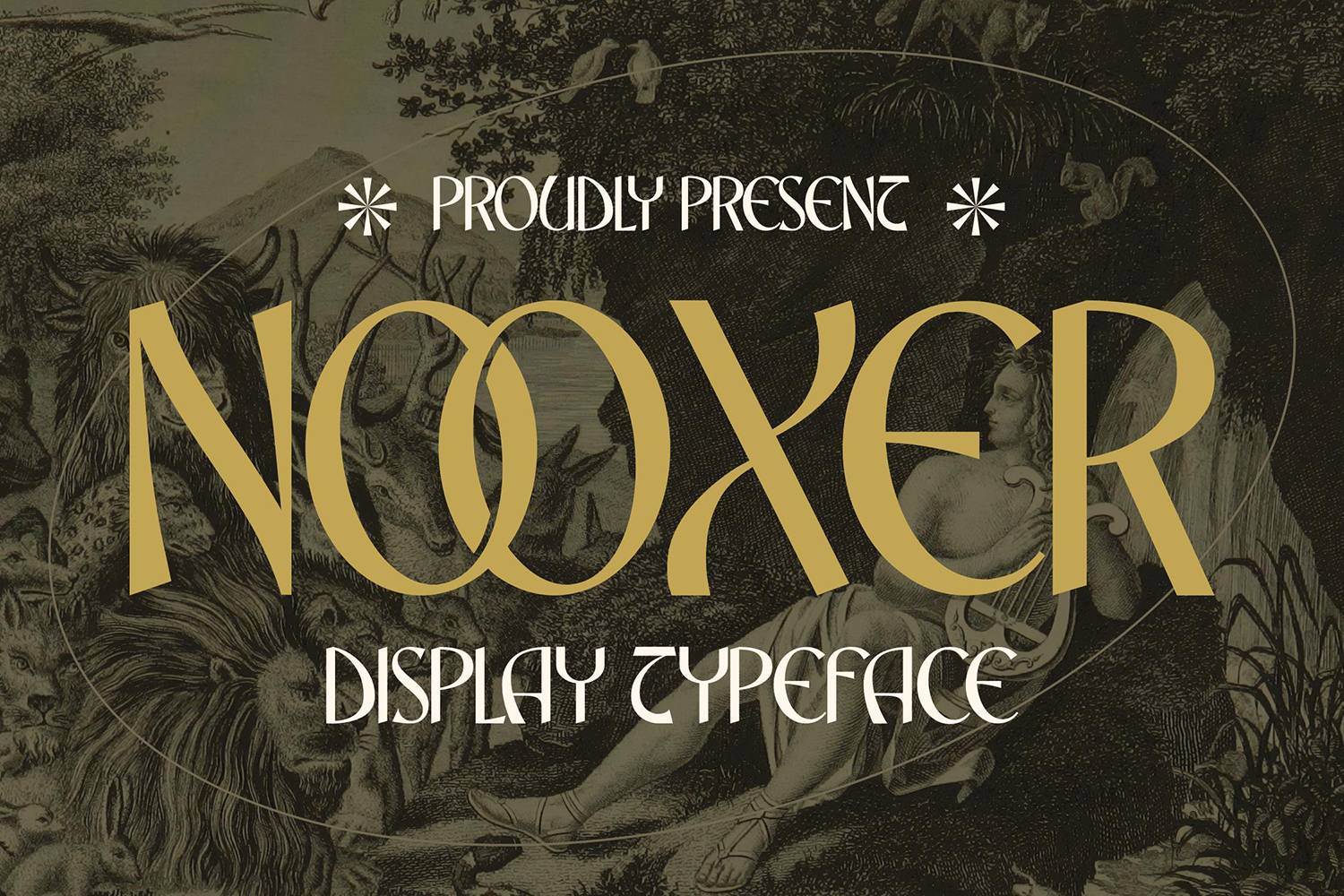 Nooxer Font sample