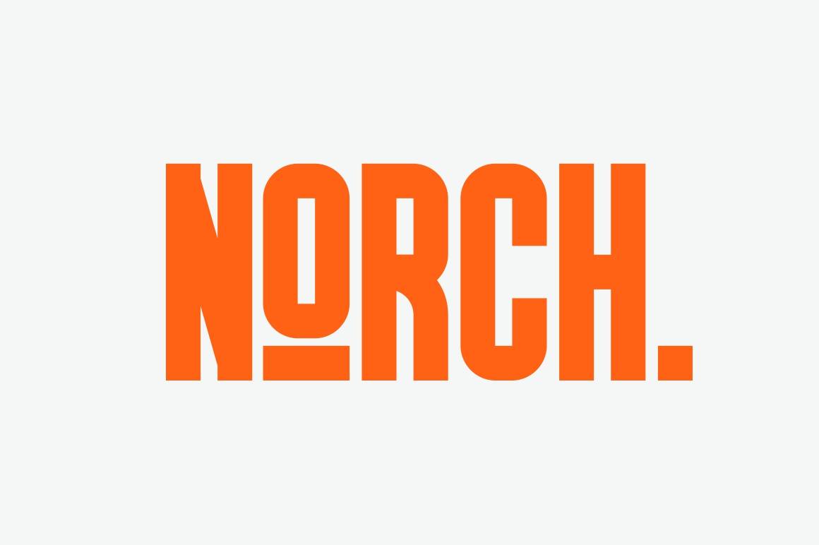 Norch Font sample