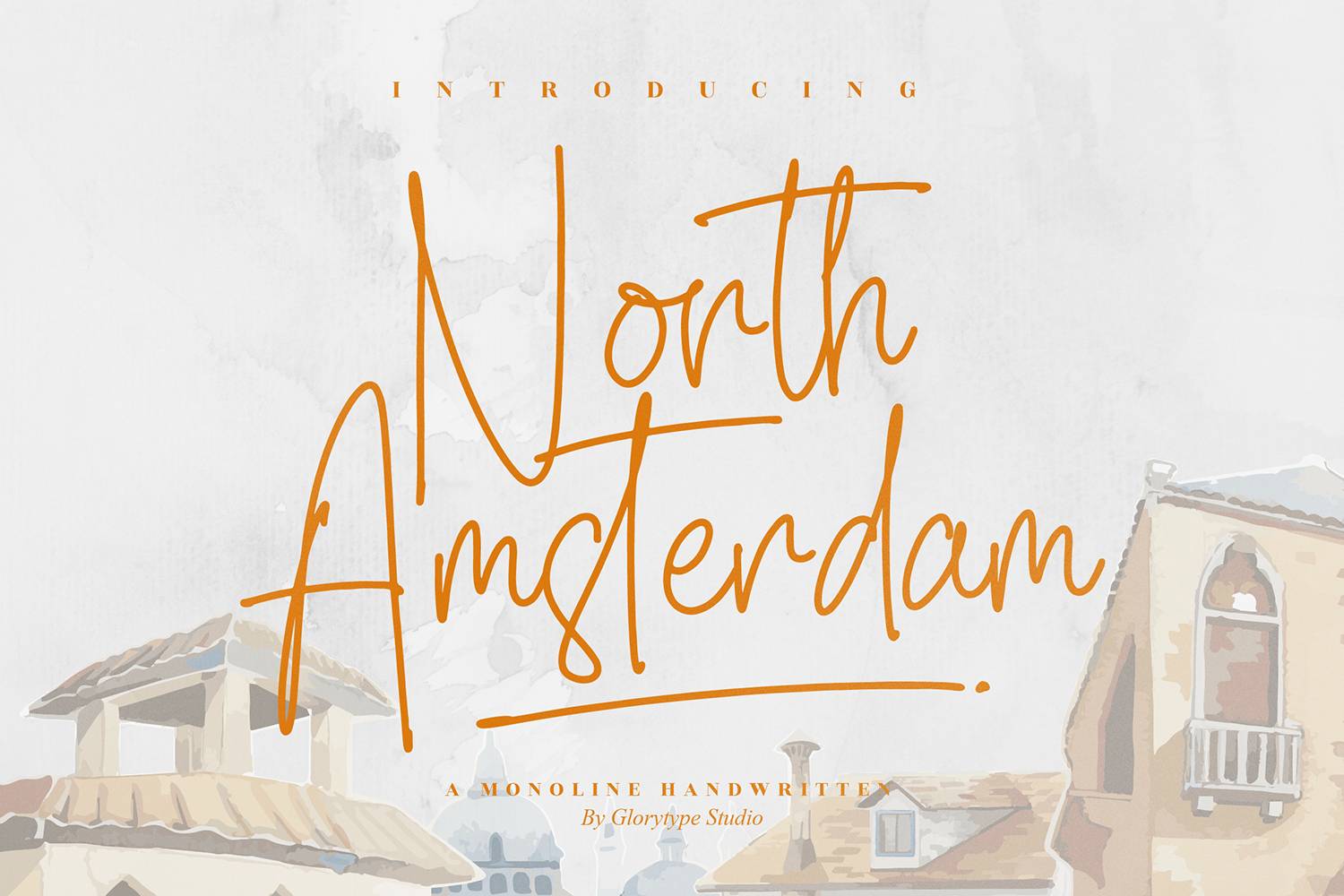 North Amsterdam Font sample