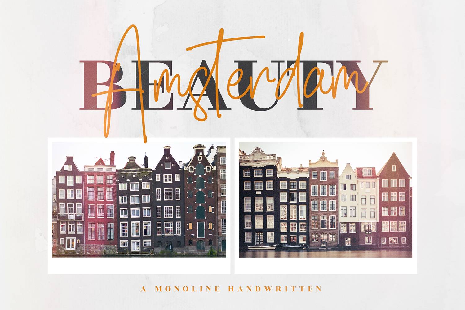 North Amsterdam Font sample