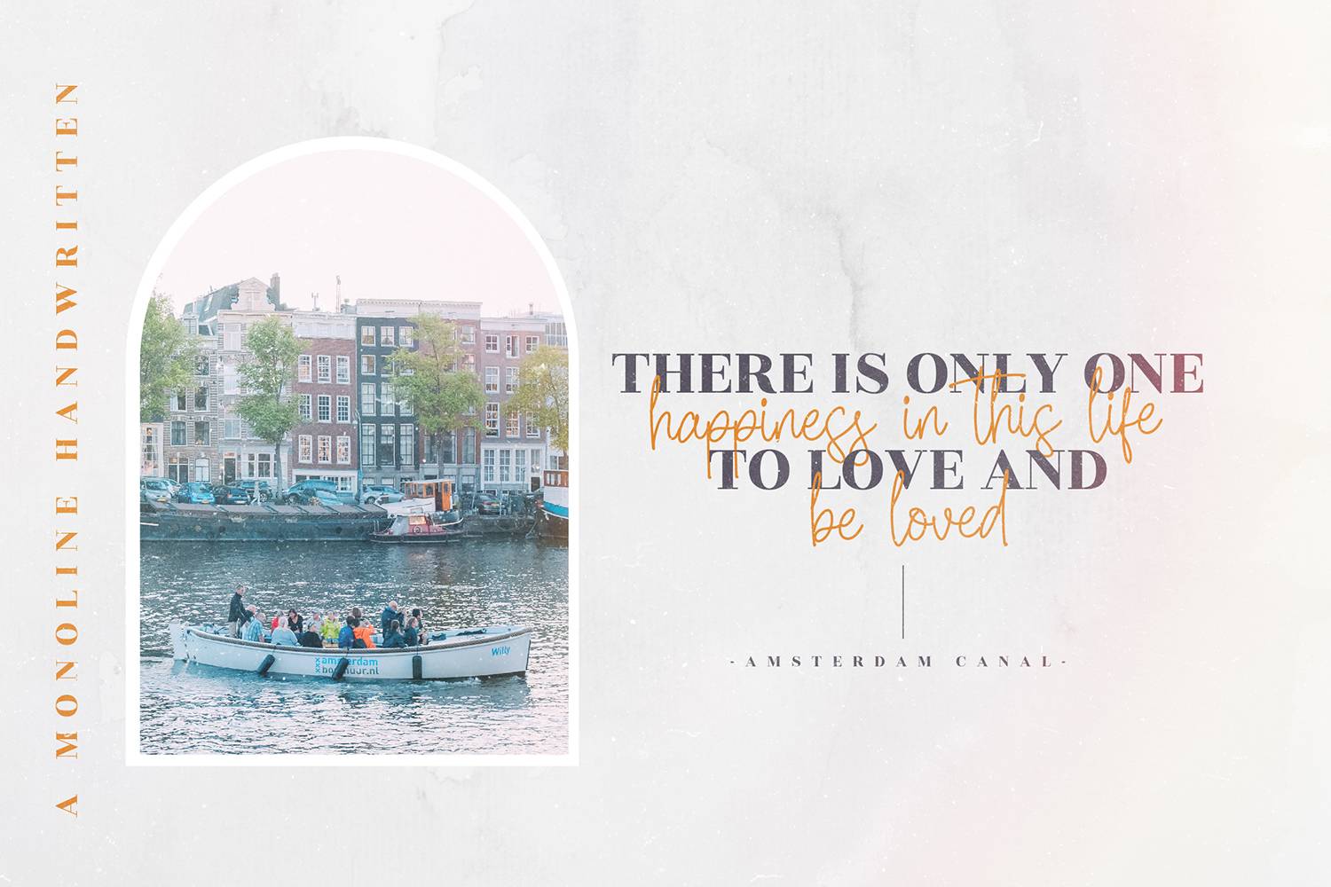 North Amsterdam Font sample