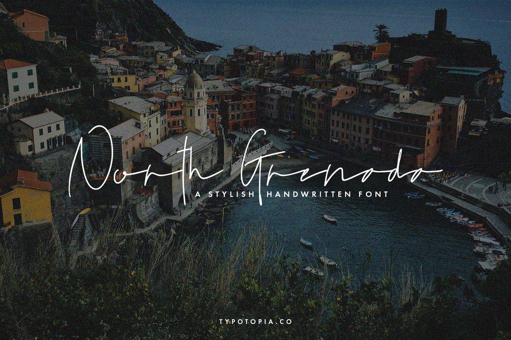 North Grenada Font sample
