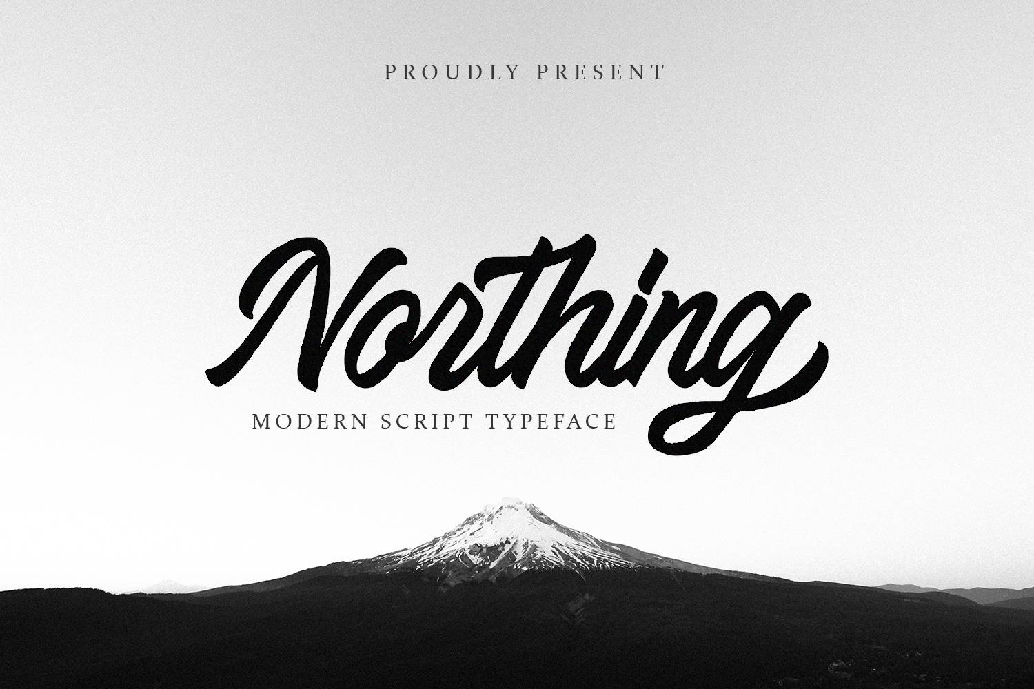 Northing Font sample