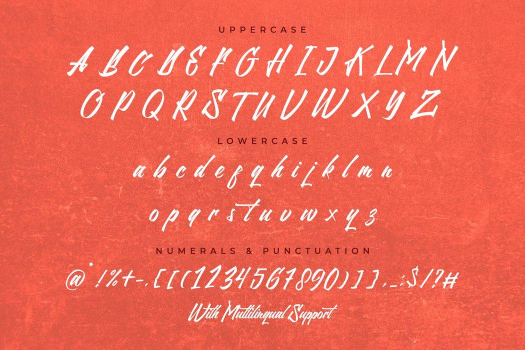 Northline Font sample