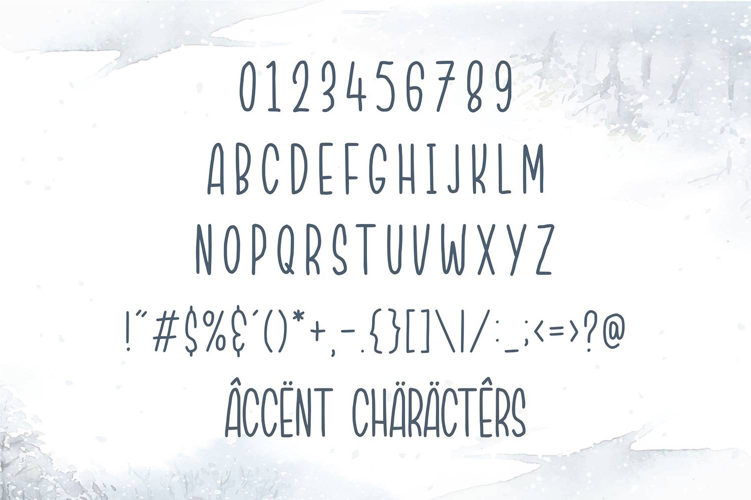Northwood Font sample