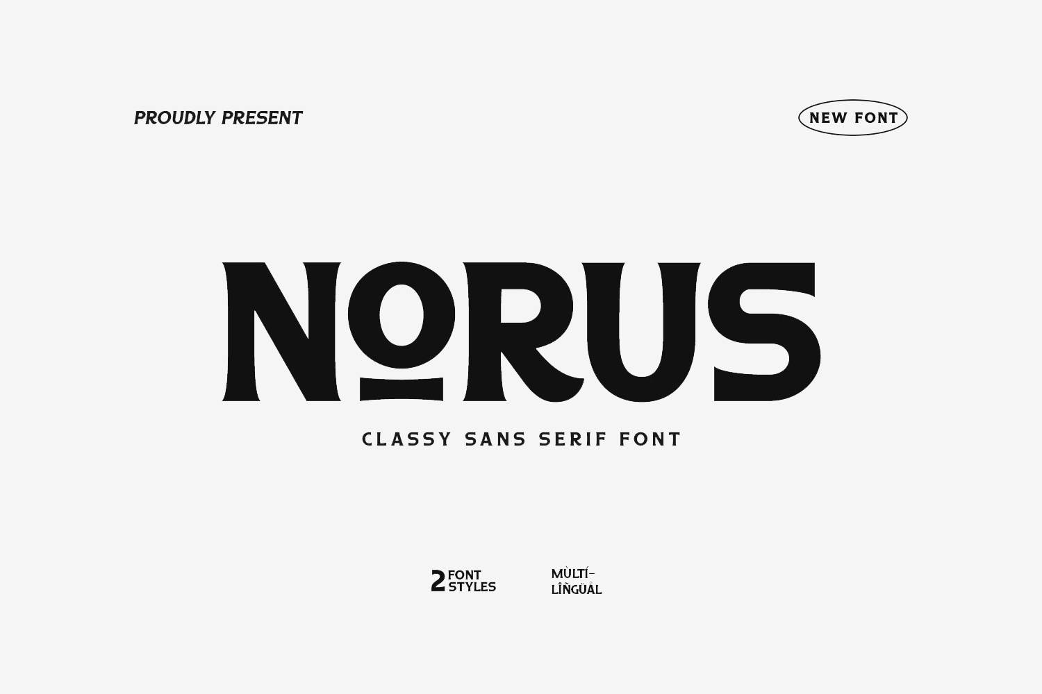 Norus Font sample