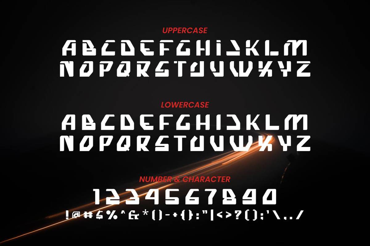 Nova Squad Font sample