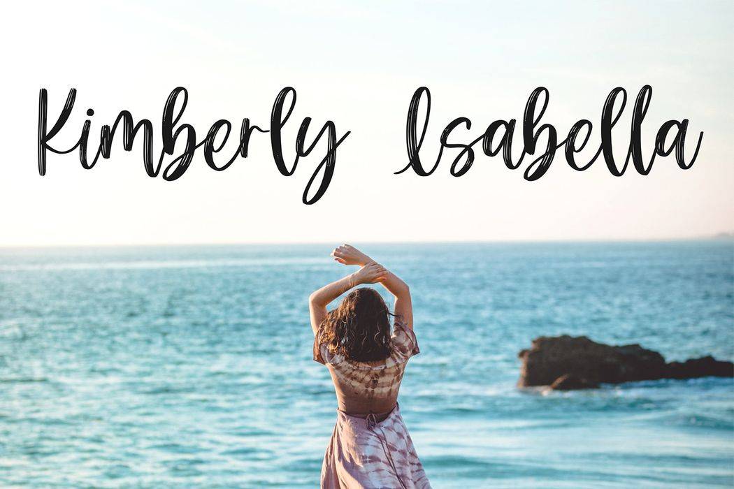 Oakblush Font sample