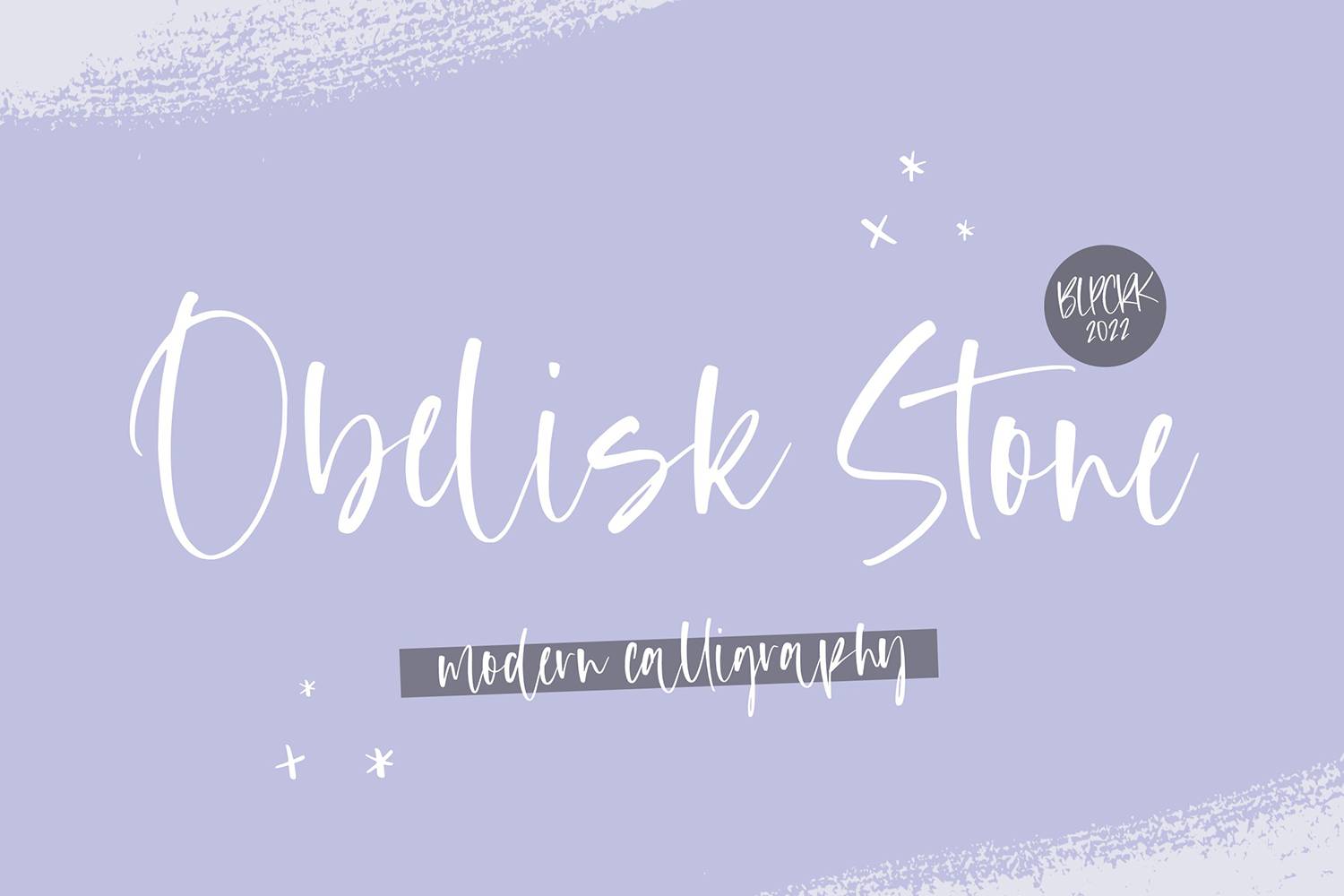 Obelisk Stone Font sample