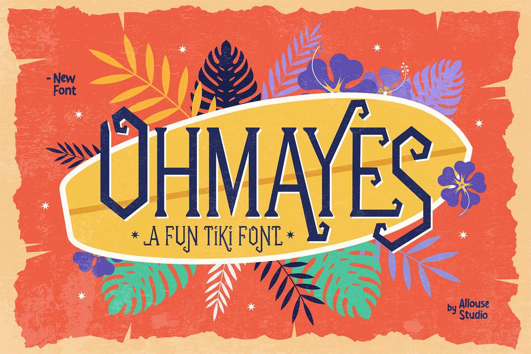 Ohmayes Font sample