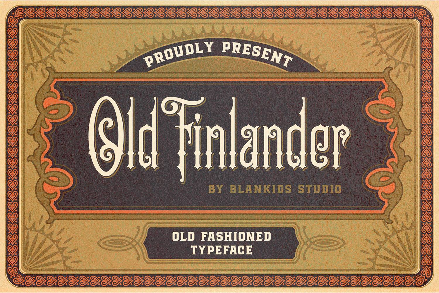 Old Finlander Font sample