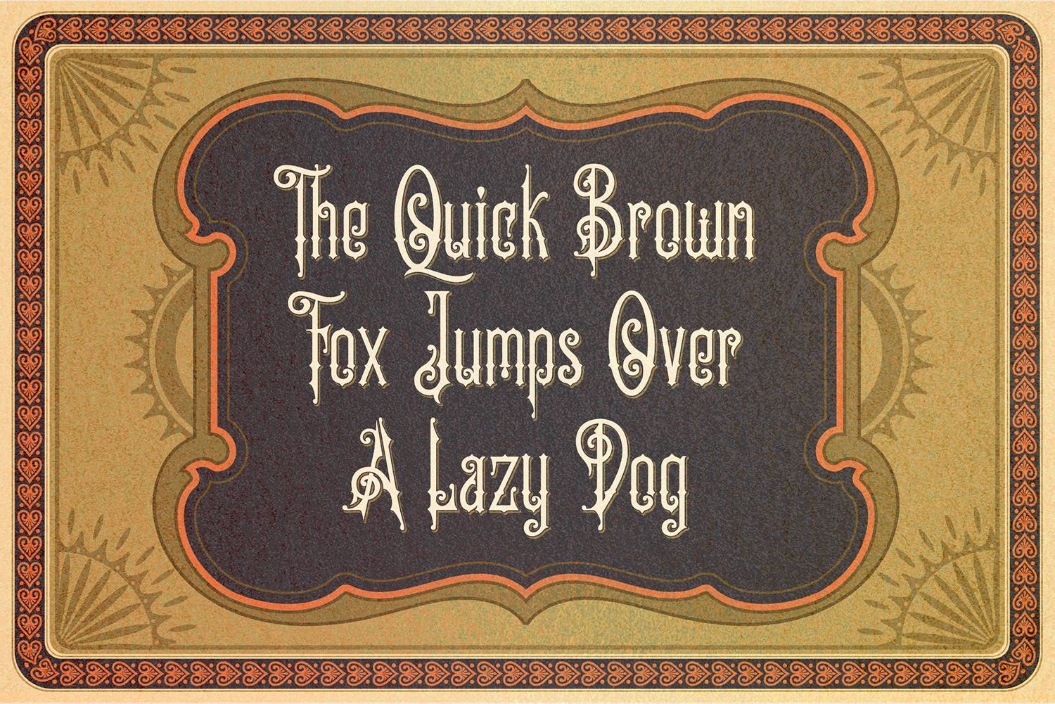 Old Finlander Font sample