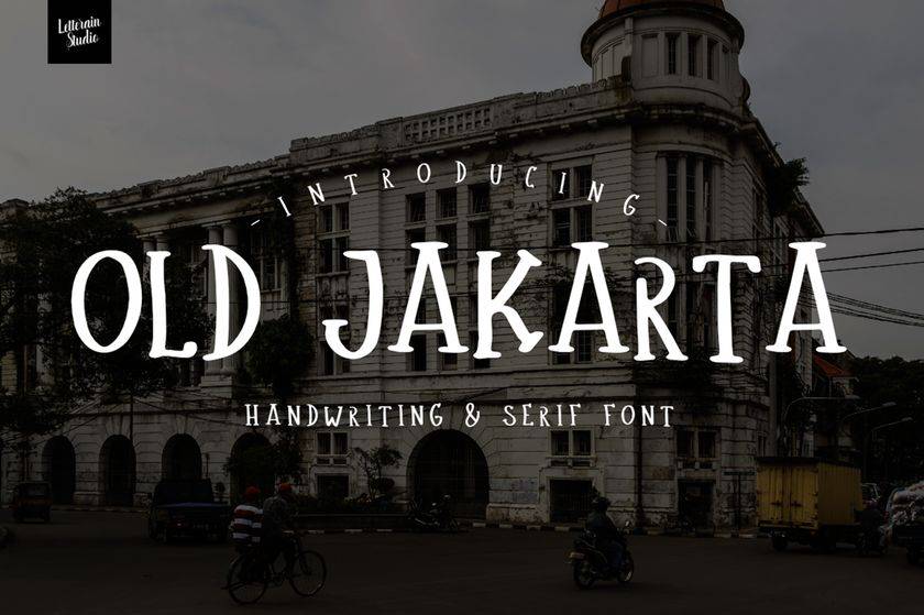 Old Jakarta Font sample