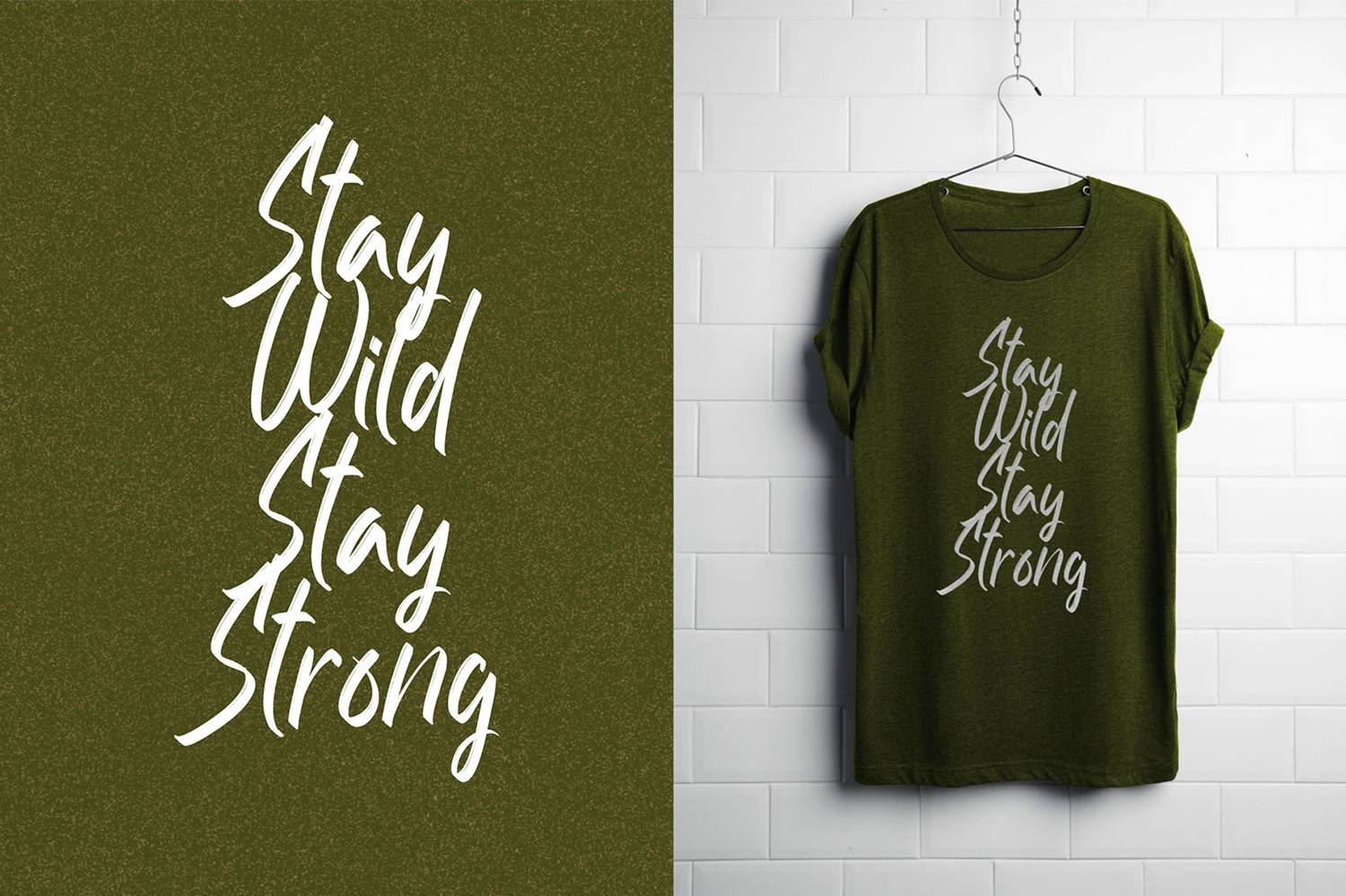 Olive Font sample