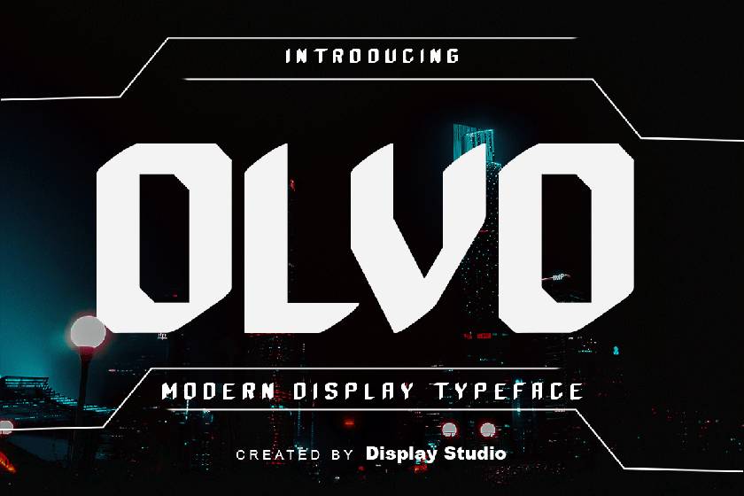 Olvo Font sample